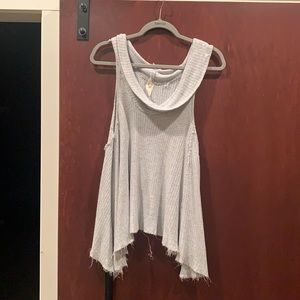 Distressed free people tank